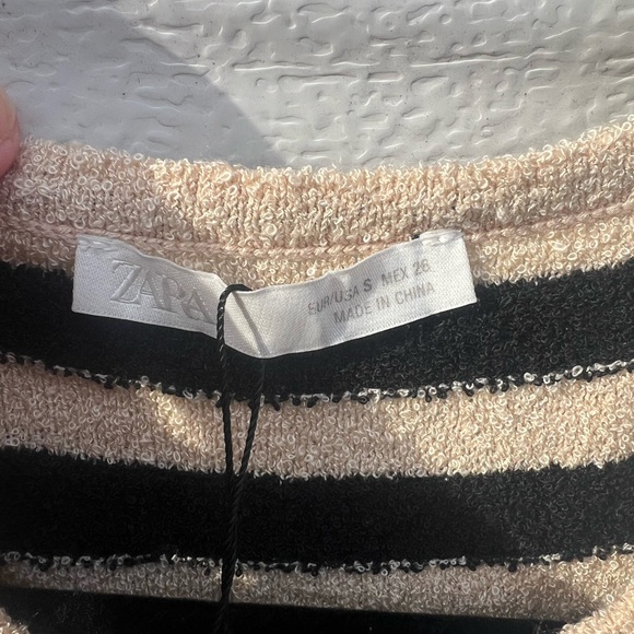 ZARA Striped Midi Dress - Picture 2 of 6